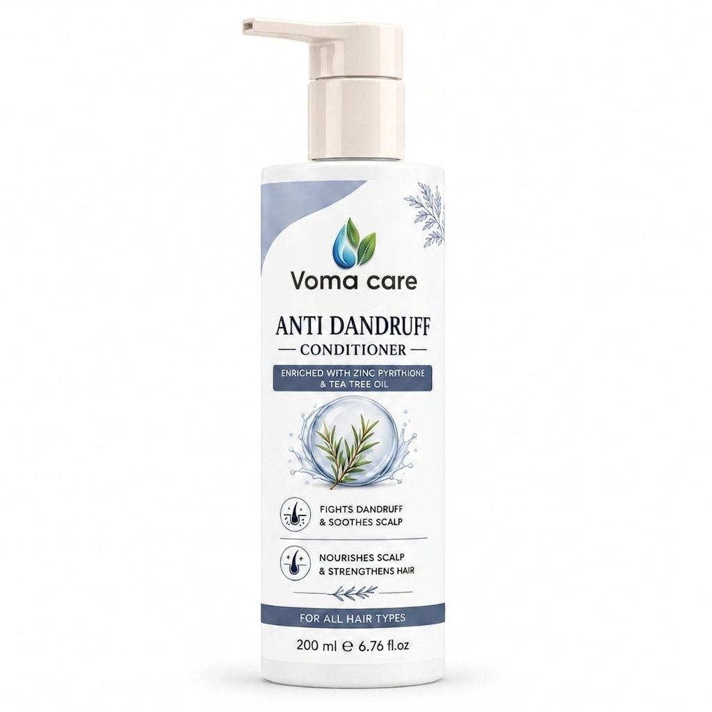 Anti Dandruff Conditioner 200ml with Zinc Pyrithione & Tea Tree Oil | Nourishing Hair Conditioner for Dry Scalp & Hair | Moisturizing Formula | Suitable for All Hair Types