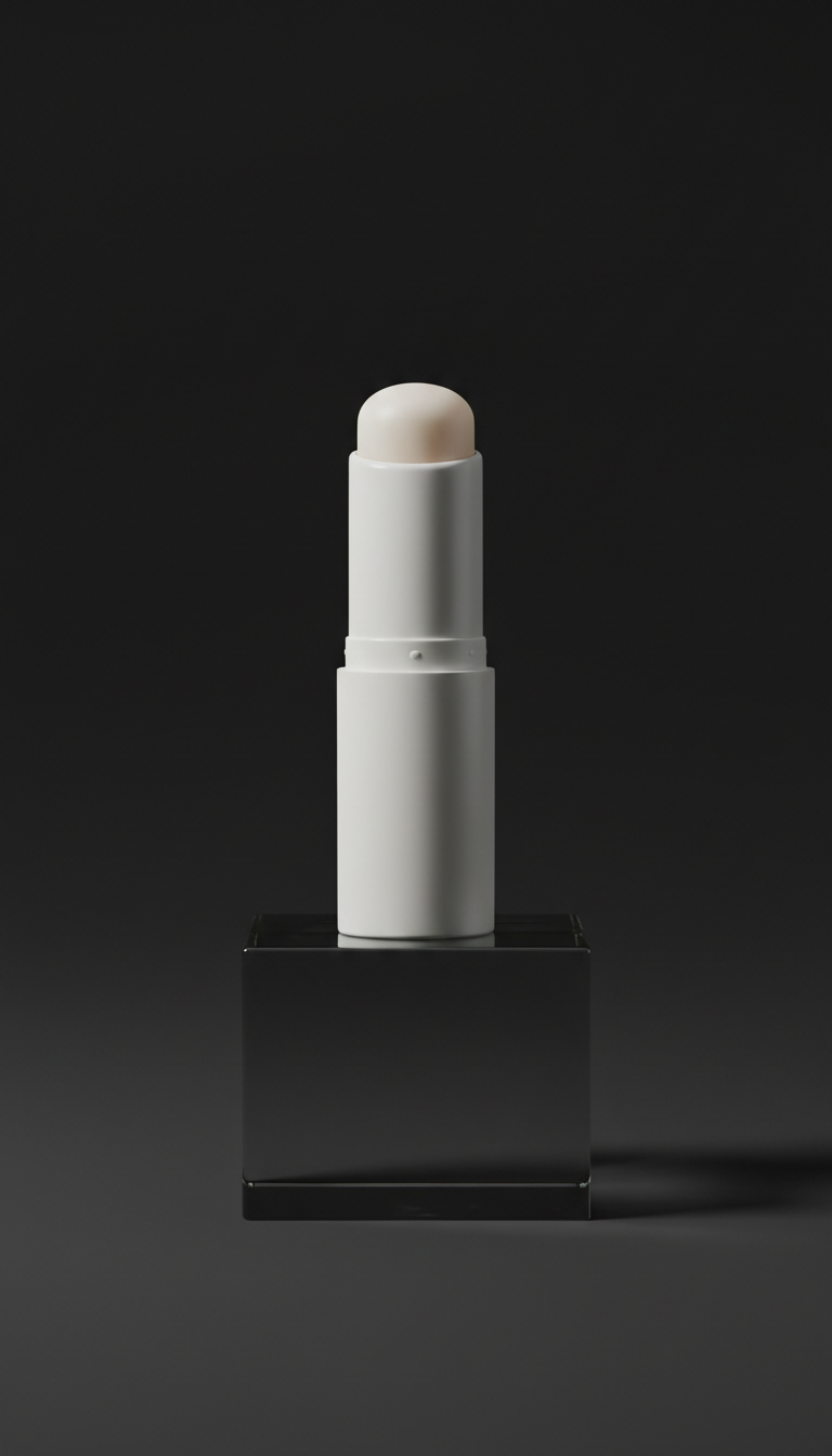 Sculpted satin lip treatment stick