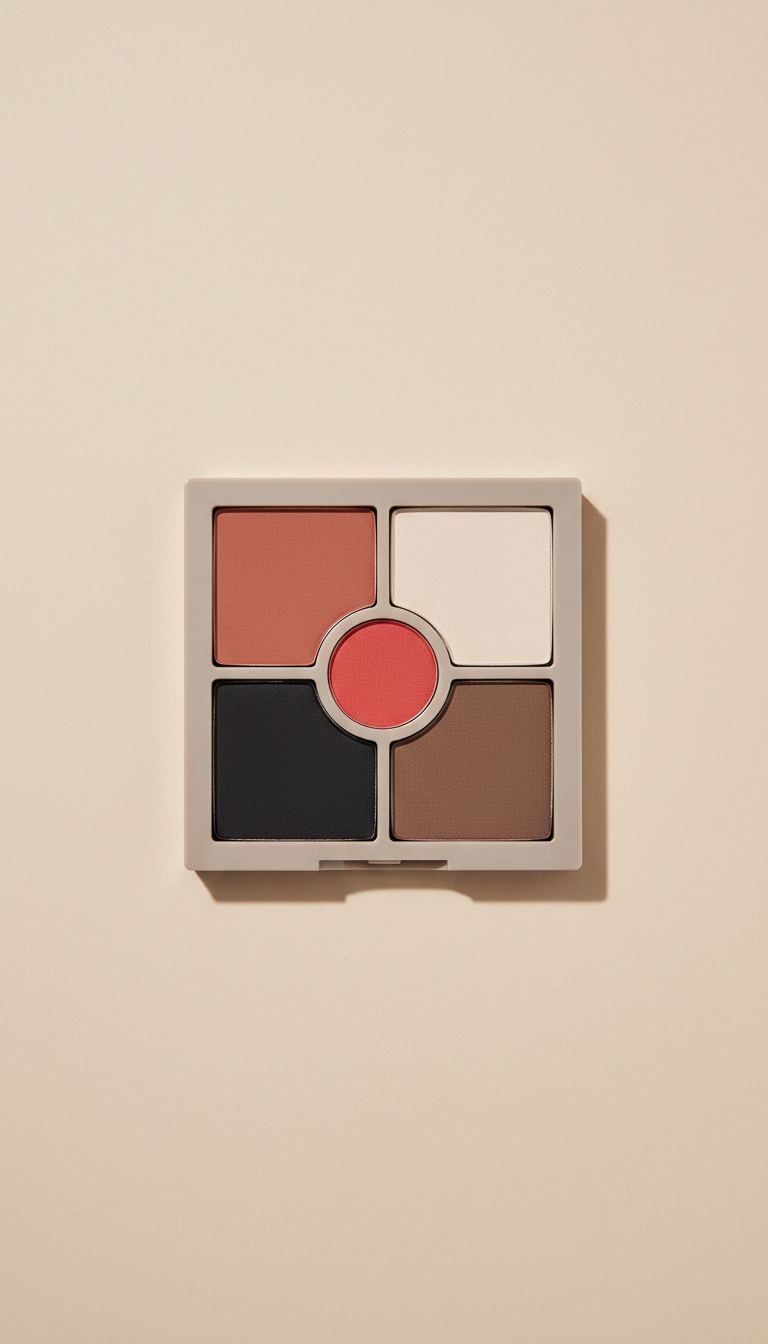 Minimalist Eyeshadow Quad Neutral Tones
