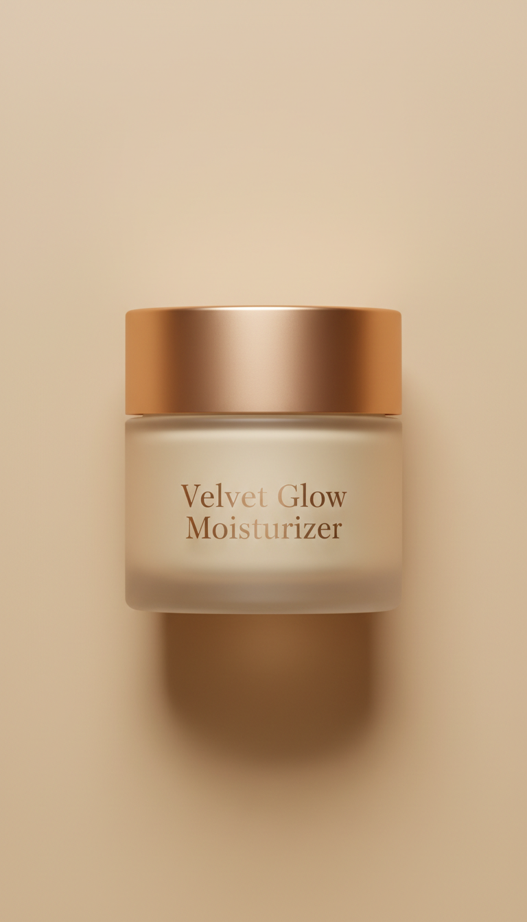 Moisturizer with velvet matte finish